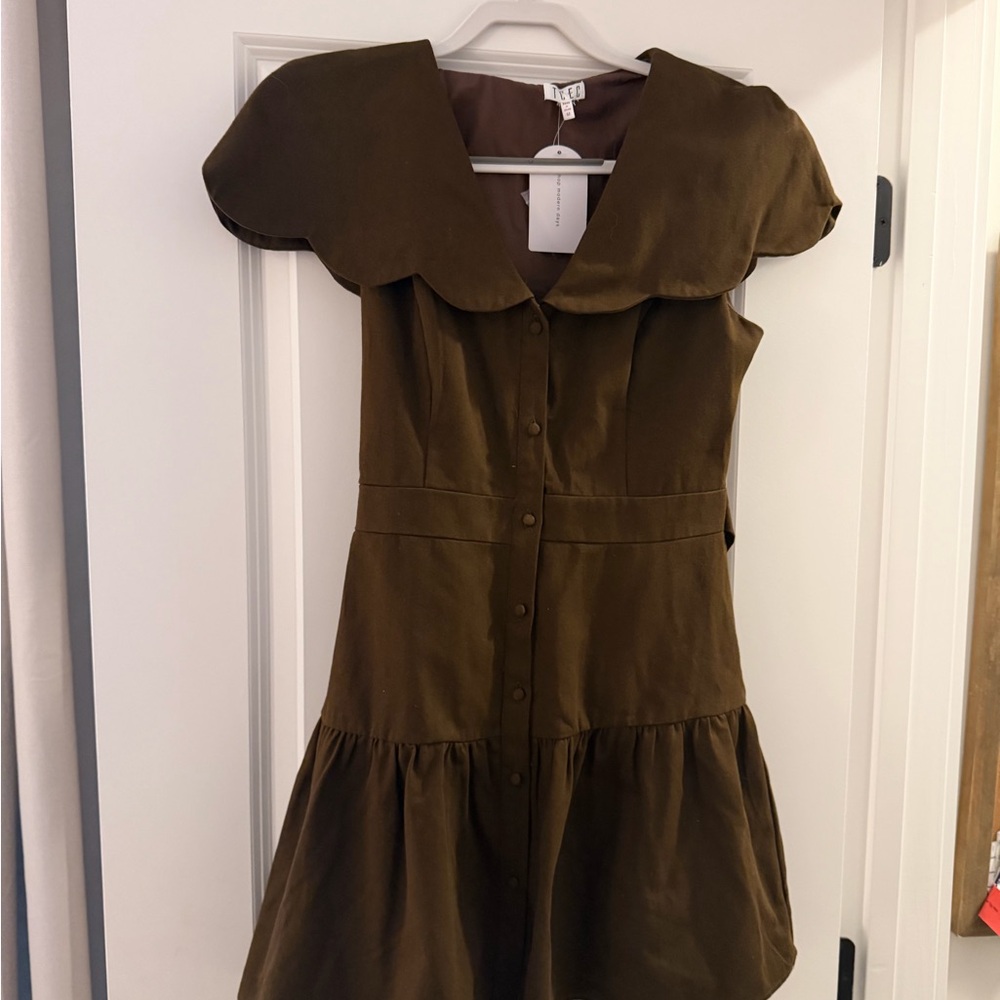 TCEC Brown Mini Dress